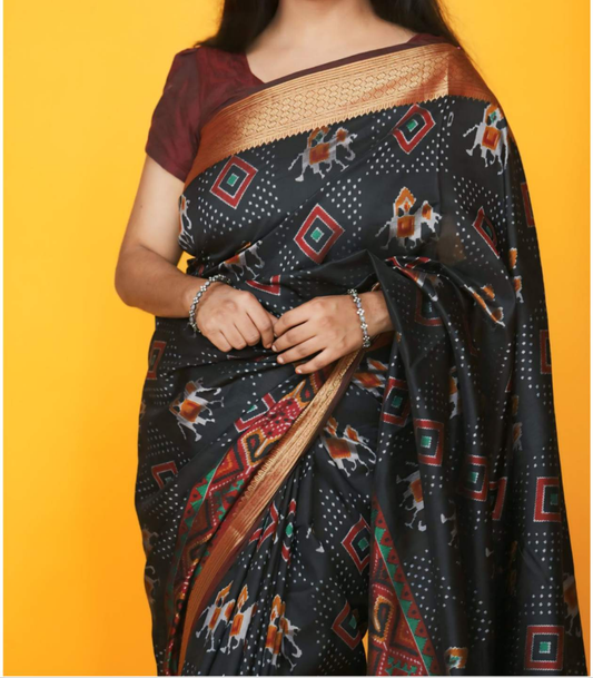 Patola print saree