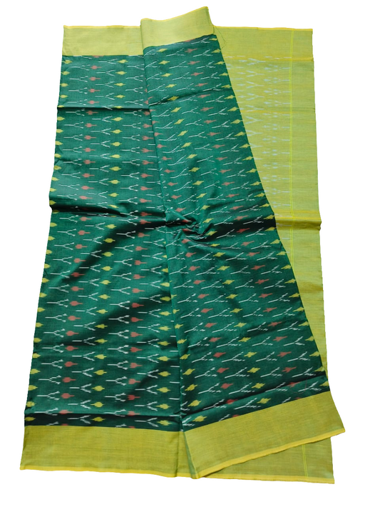 Pure handloom ikkat cotton sarees